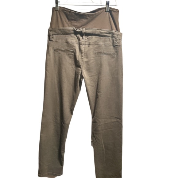 Hello Miz Brown Maternity Pants | Pull-On Comfort | Size S NWT - Picture 3 of 5